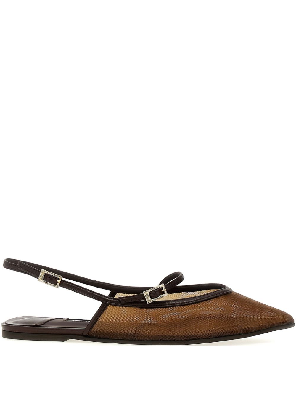 Le Silla Morgana ballet flats Brown