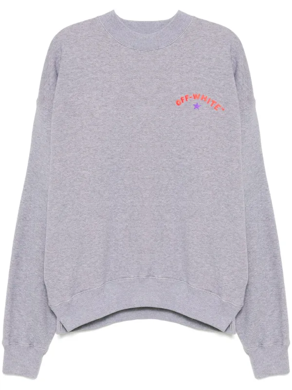 Off-White ロゴ スウェットシャツ | グレー | FARFETCH JP