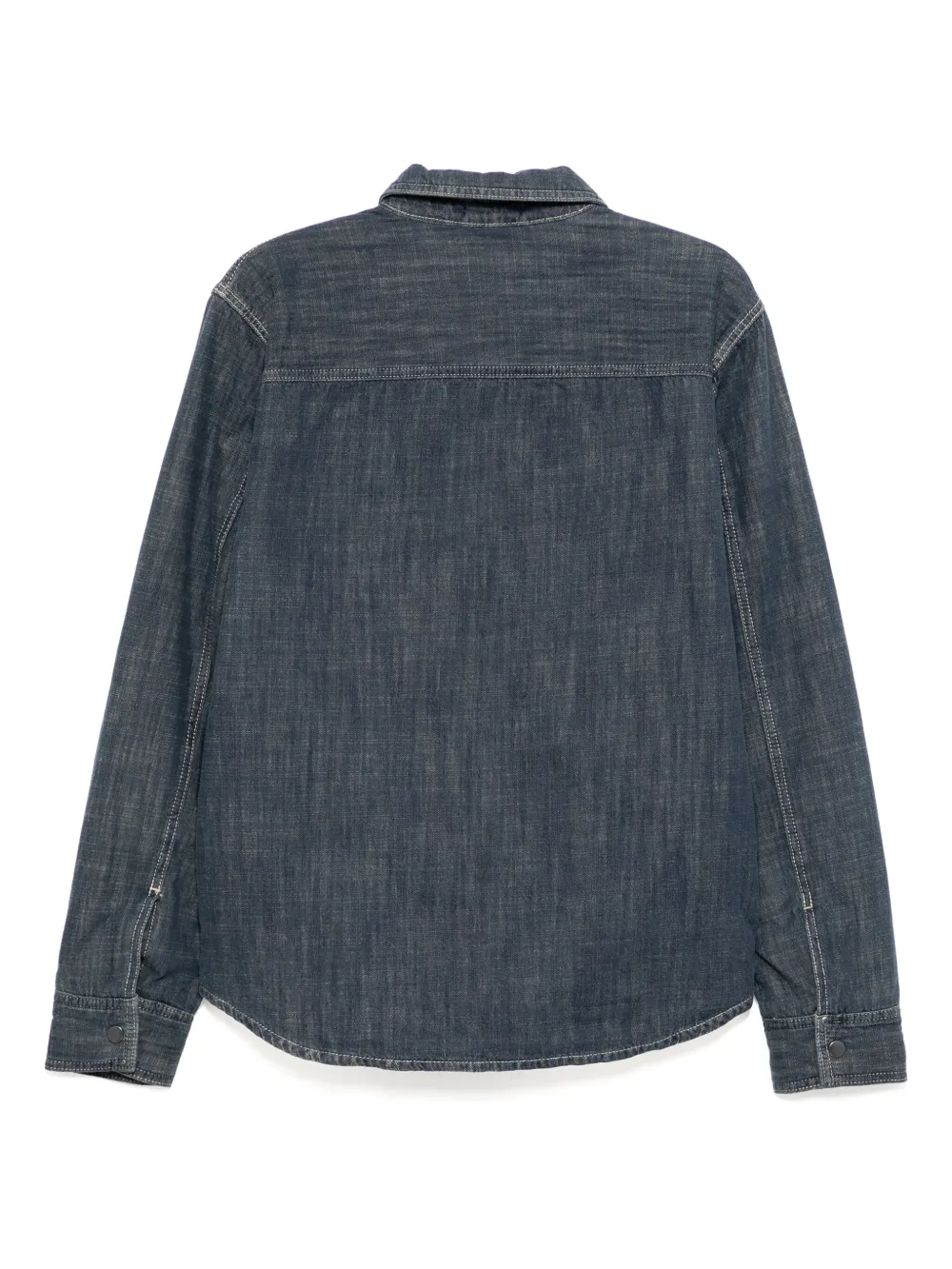 James Perse Denim sherpa shirtjack - Blauw