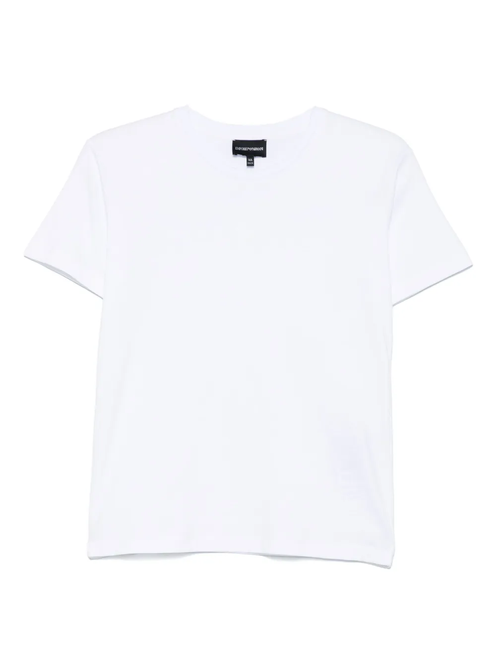 Emporio Armani Logo-appliqué T-shirt In White