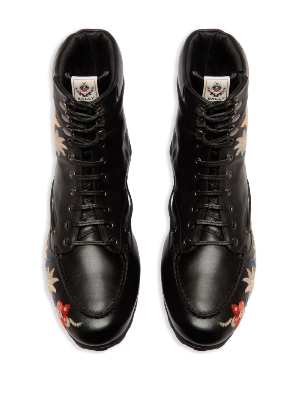 Bally Alpine Flowers boots Black