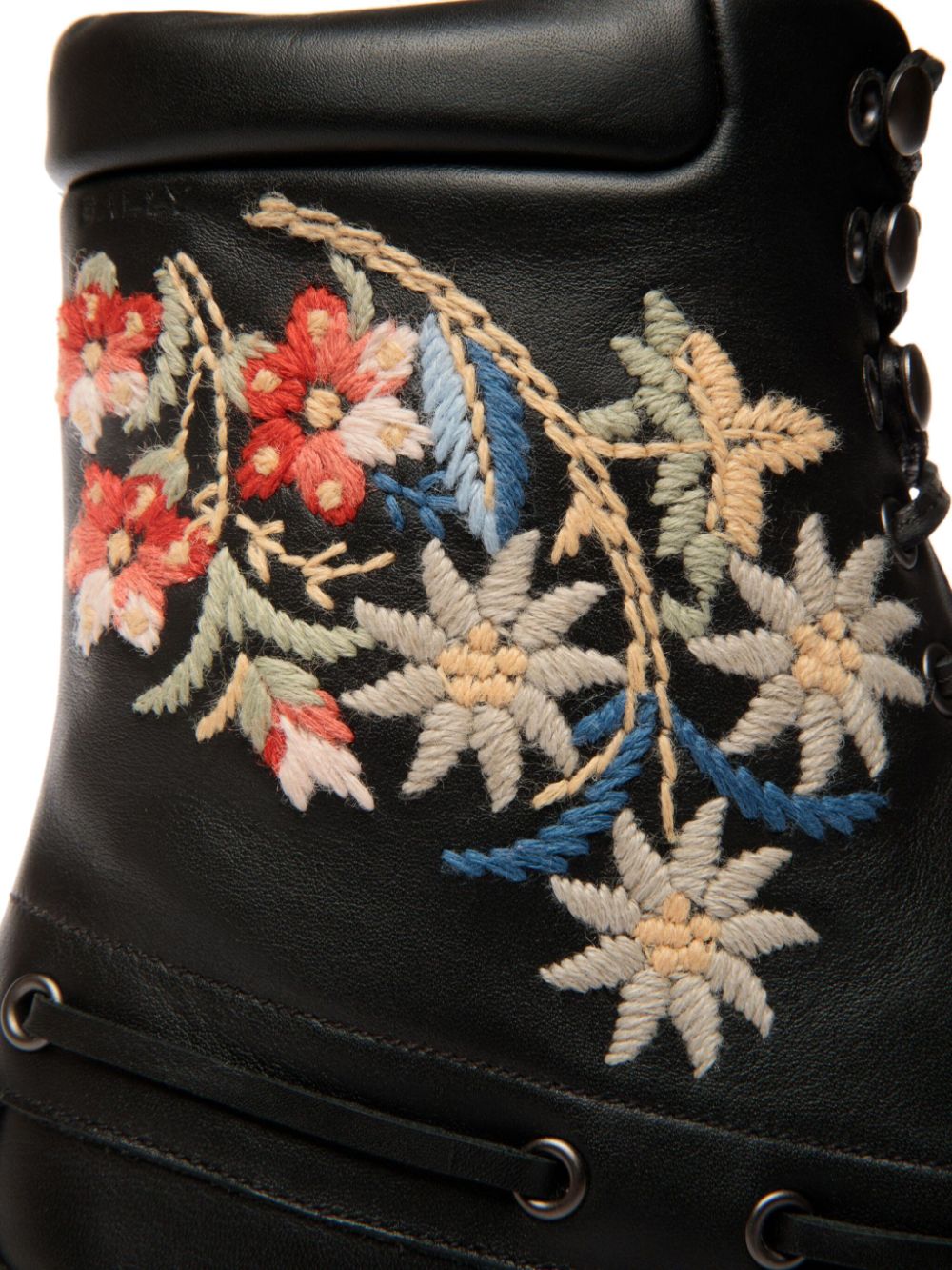 Bally Alpine Flowers boots Black