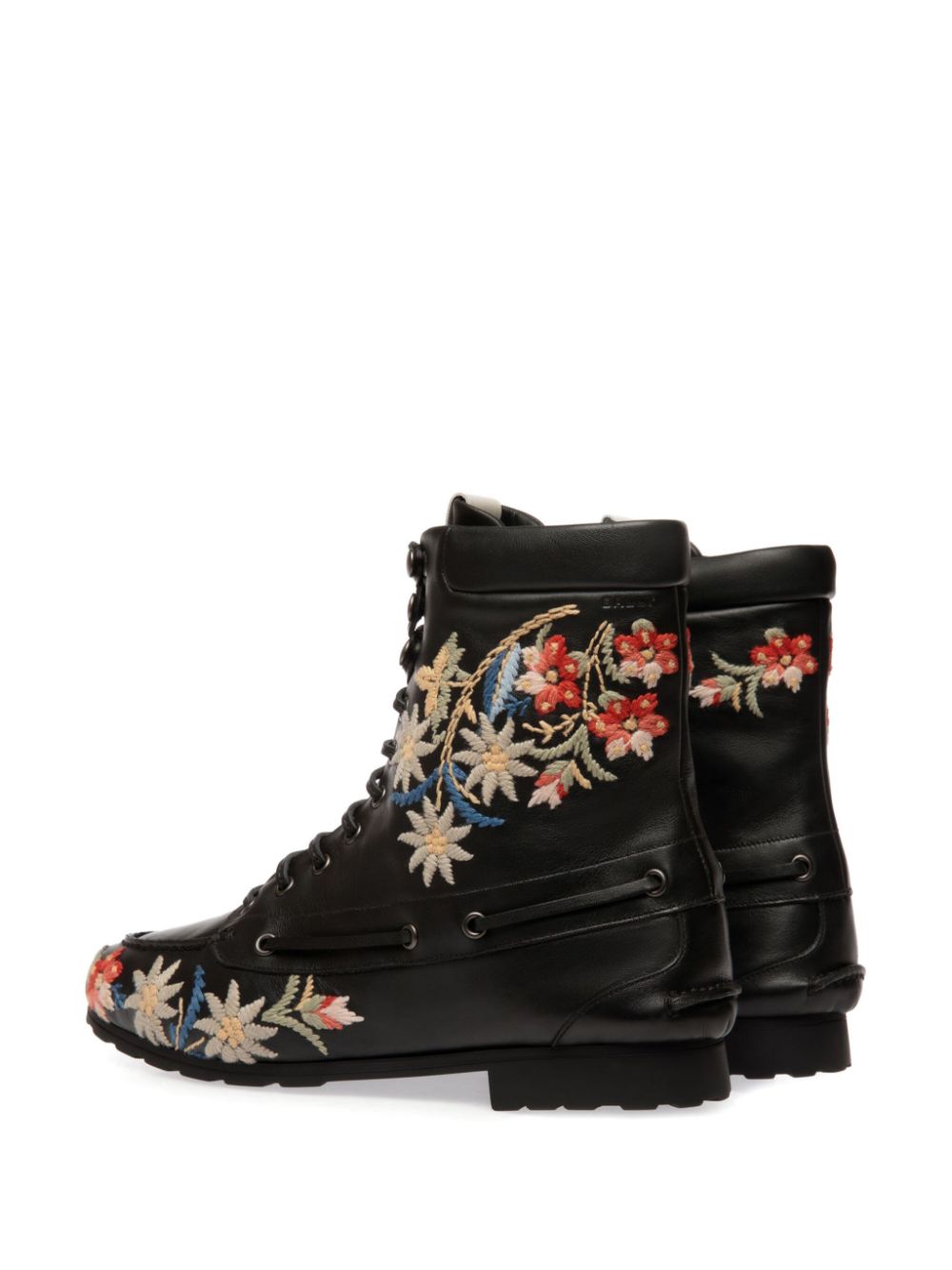 Bally Alpine Flowers boots Black