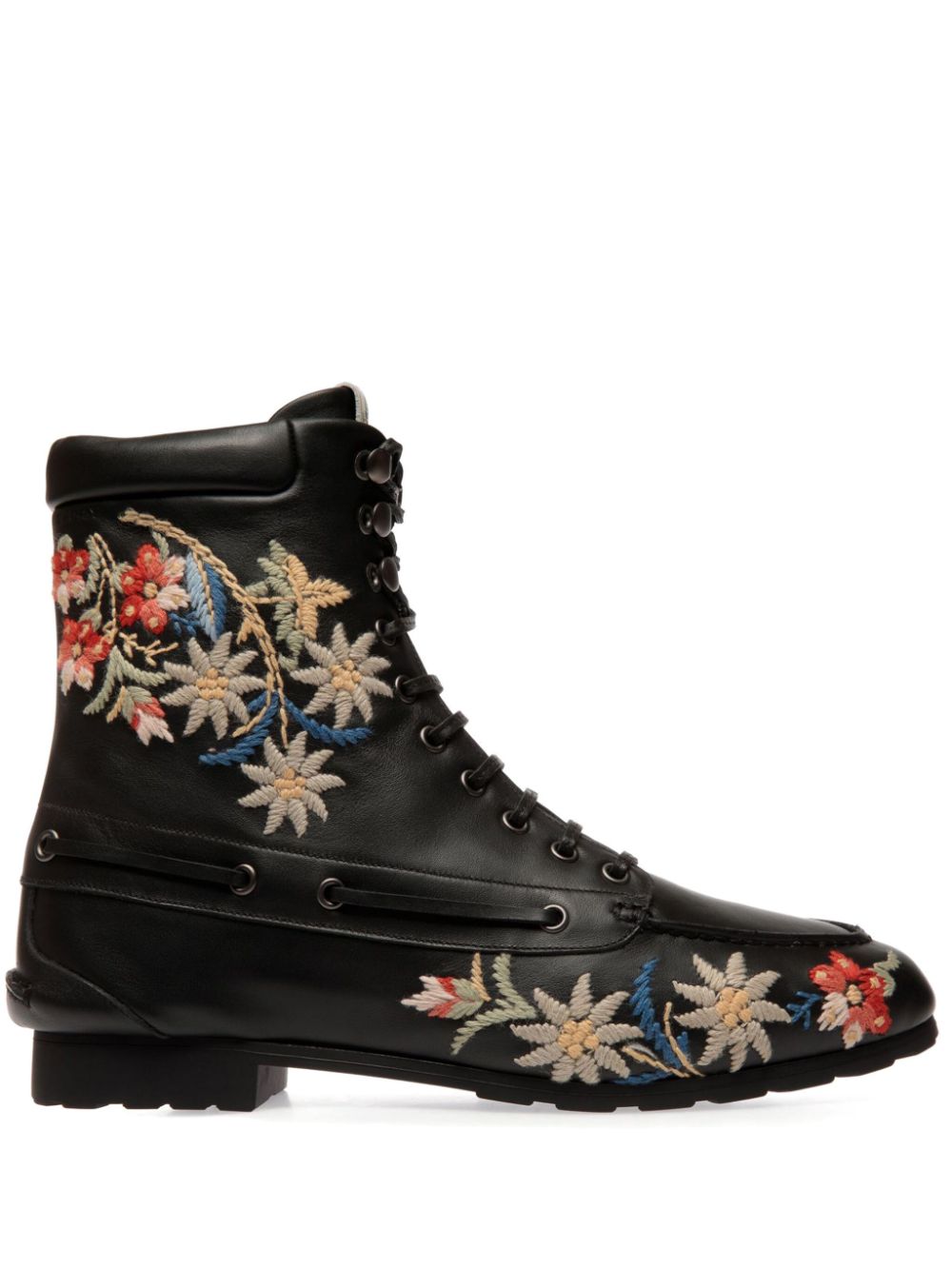 Bally Alpine Flowers boots Black