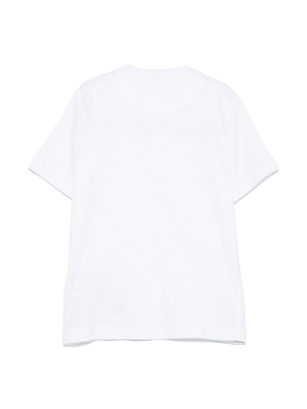 Stone Island Junior logo-embroidered T-shirt - Wit