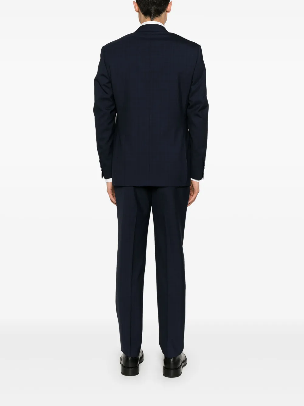 Canali Wollen pak Blauw
