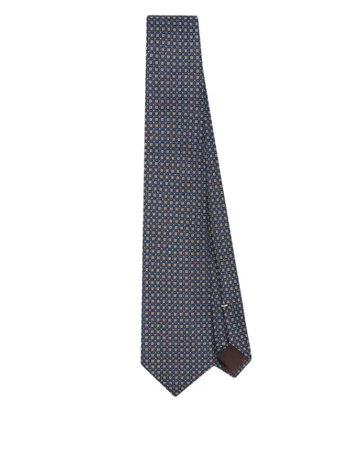 Canali corbata con motivo en jacquard