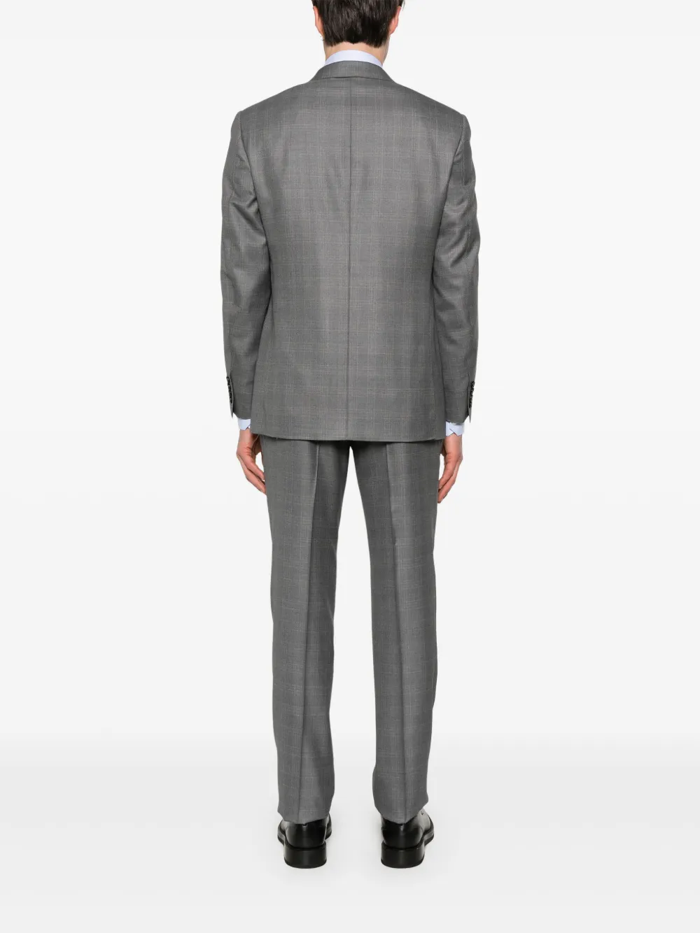 CANALI CHECK-PATTERN SUIT