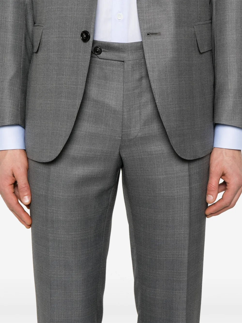 CANALI CHECK-PATTERN SUIT