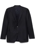 Canali herringbone-pattern blazer - Blue