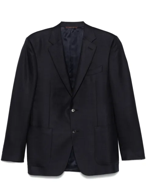 Canali blazer con motivo pied de poule