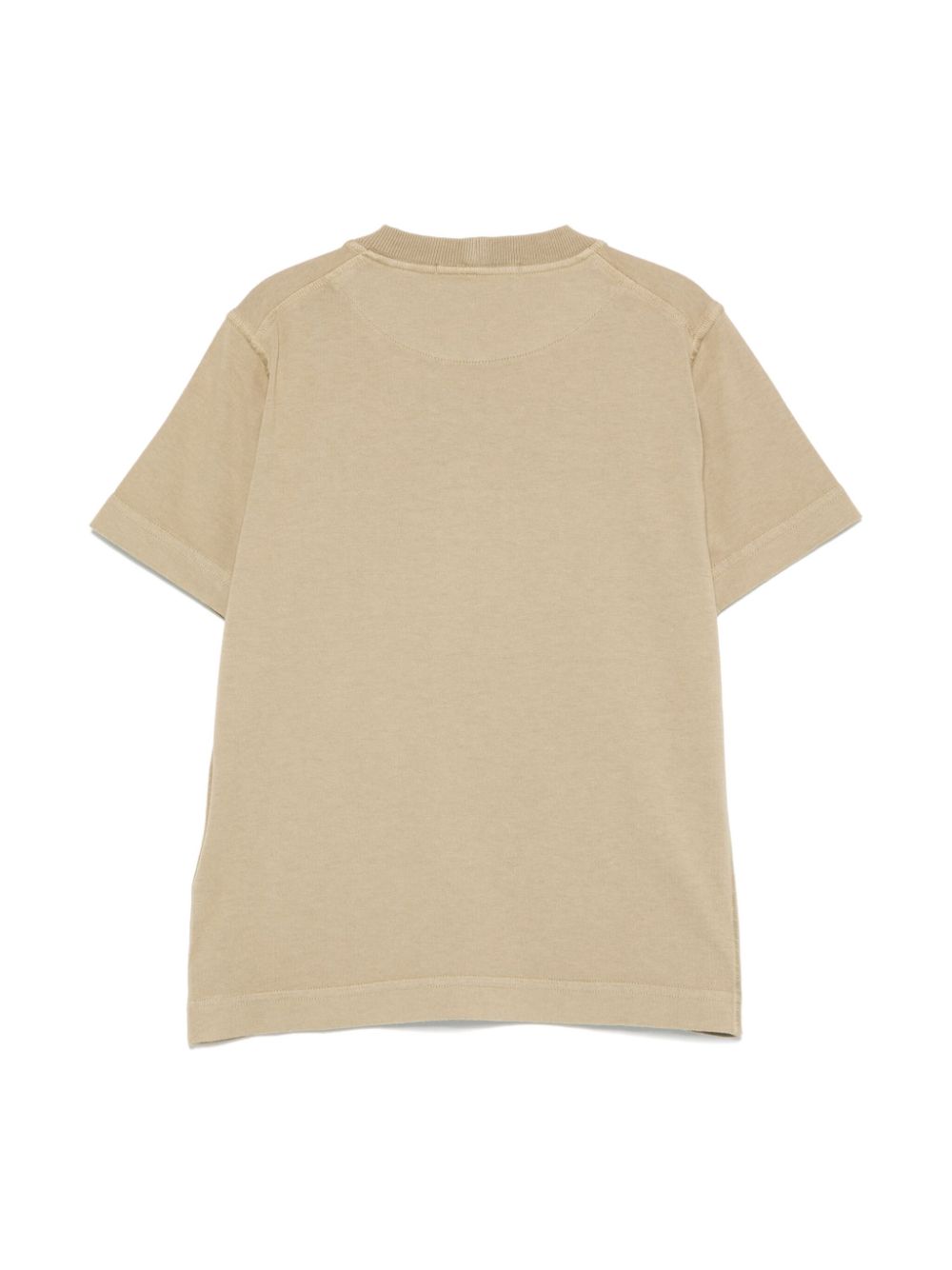 Stone Island Junior logo-embroidered T-shirt - Beige