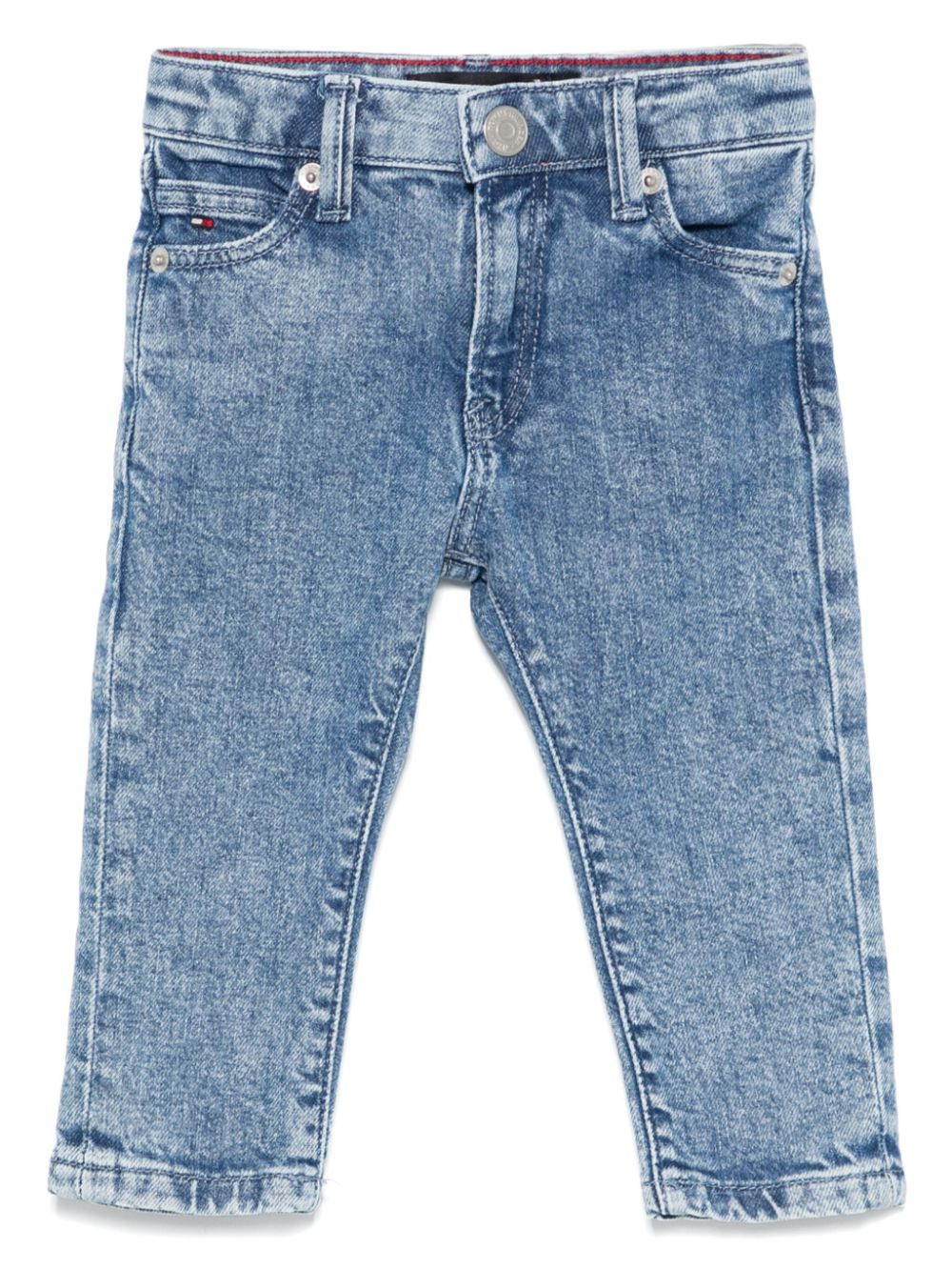 Tommy Hilfiger Junior Straight jeans Blauw