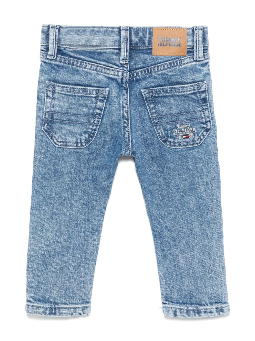 Tommy Hilfiger Junior Straight jeans - Blauw