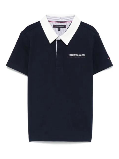Tommy Hilfiger Junior Camisa polo com logo bordado