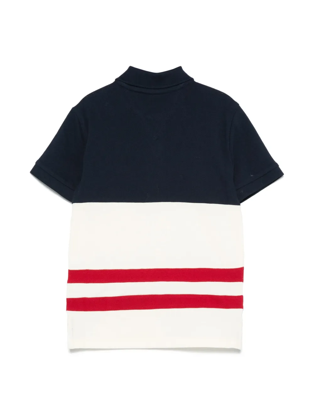 Tommy Hilfiger Junior logo-embroidered polo shirt - Blauw