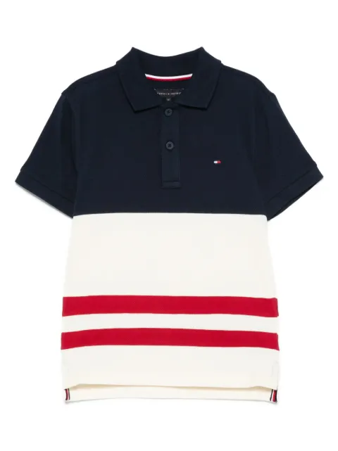 Tommy Hilfiger Junior Camisa polo com logo bordado