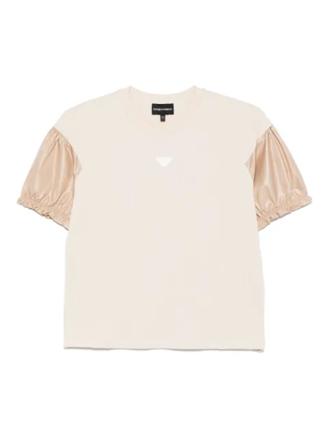 Emporio Armani Kids تيشيرت بأبليكة شعار الماركة