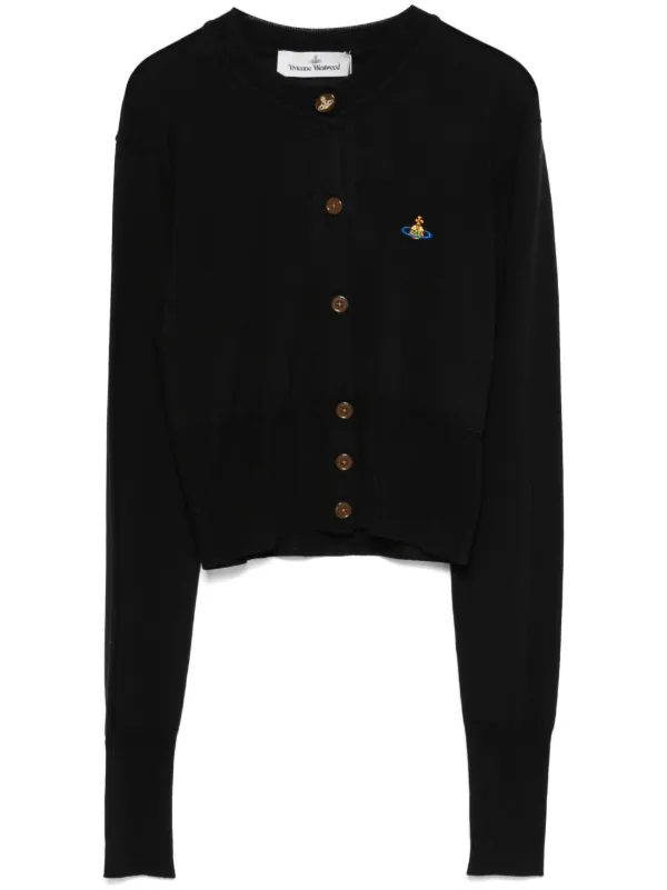 Vivienne Westwood Bea クロップド カーディガン | ブラック | FARFETCH JP