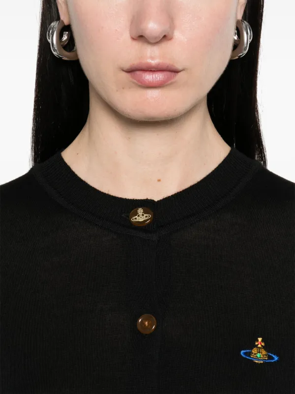 Vivienne Westwood カーディガン（黒色） Snap カーディガン - ブラック | Vivienne Westwood®