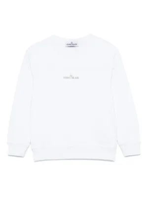 Moncler Enfant ロゴ スウェットシャツ | ホワイト | FARFETCH JP