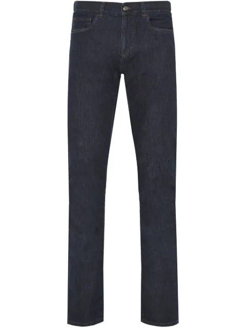 Canali jeans rectos con bolsillos