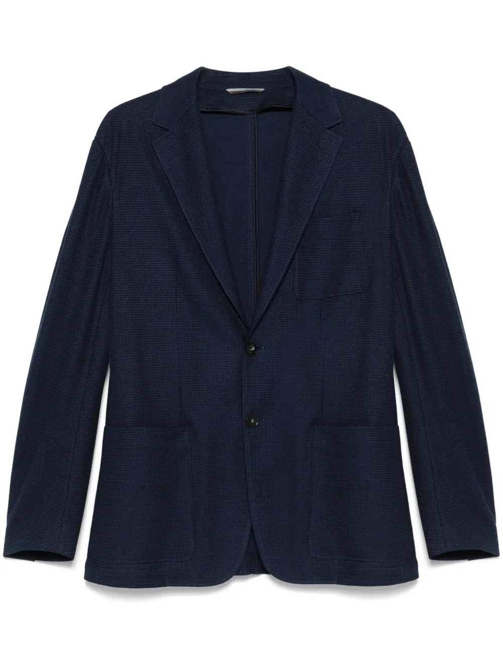 Canali Blazer met textuur Blauw