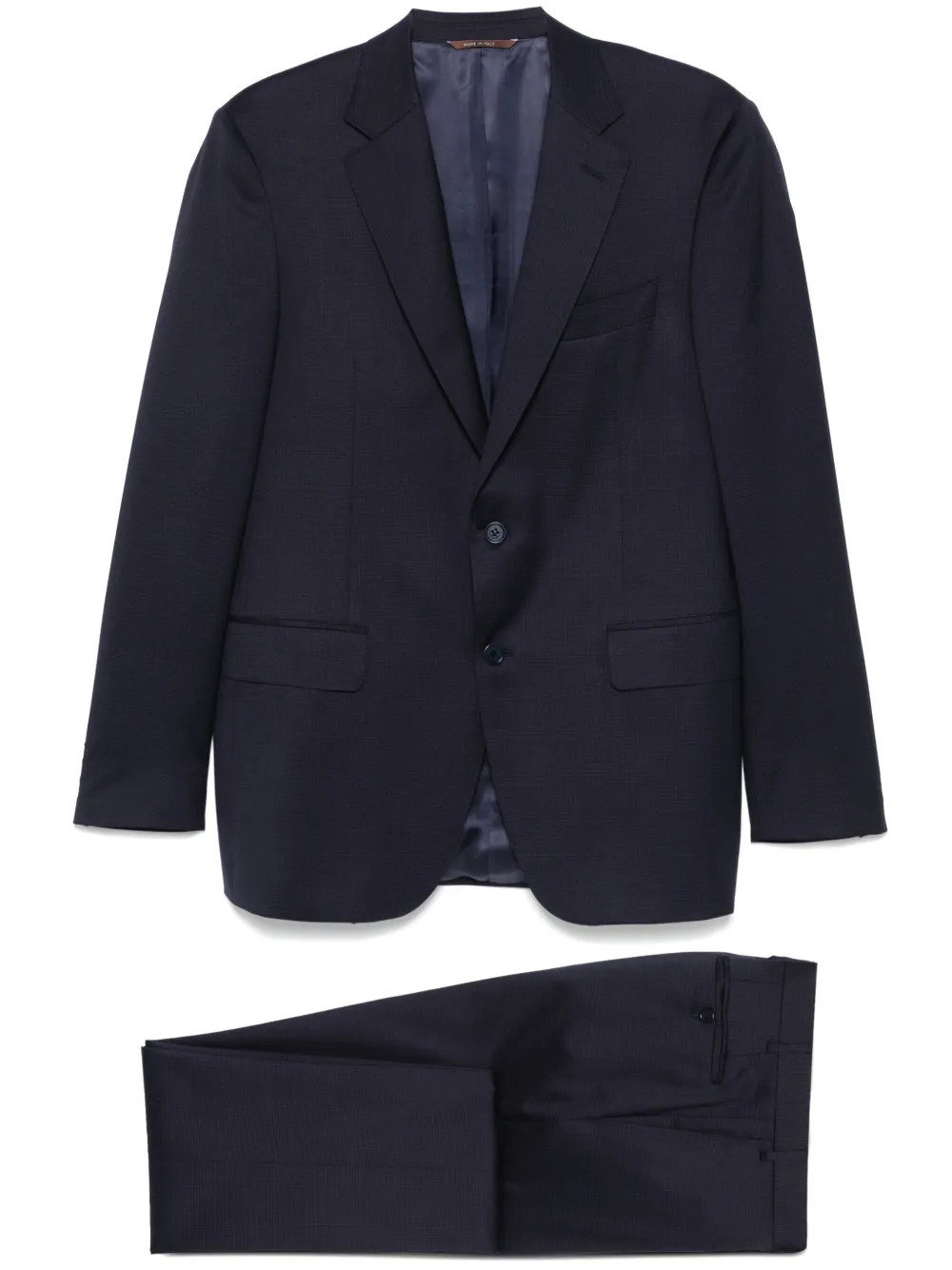 Canali patterned-jacquard suit | Blue | Image 1