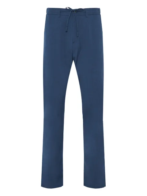 Canali pantalones rectos con cordones en la pretina