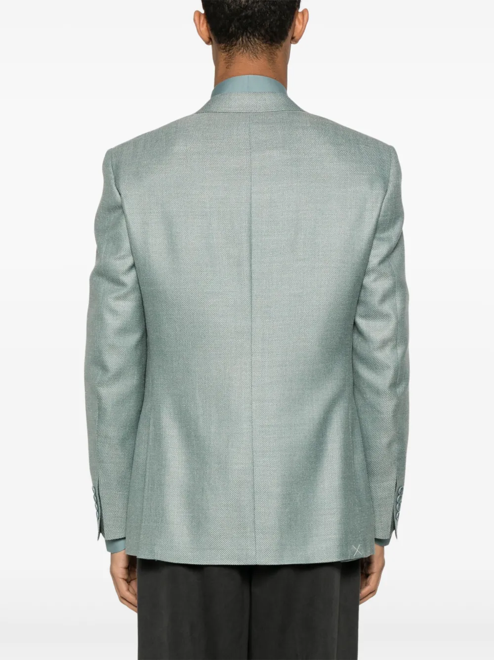 Canali Twill blazer Blauw