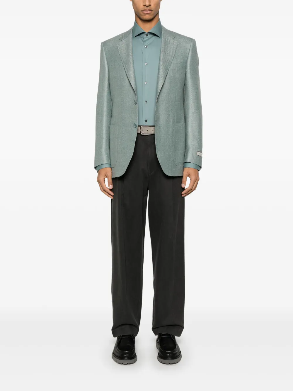 Canali Twill blazer - Blauw