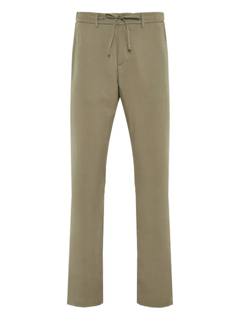Canali pantalones rectos con cordones en la pretina