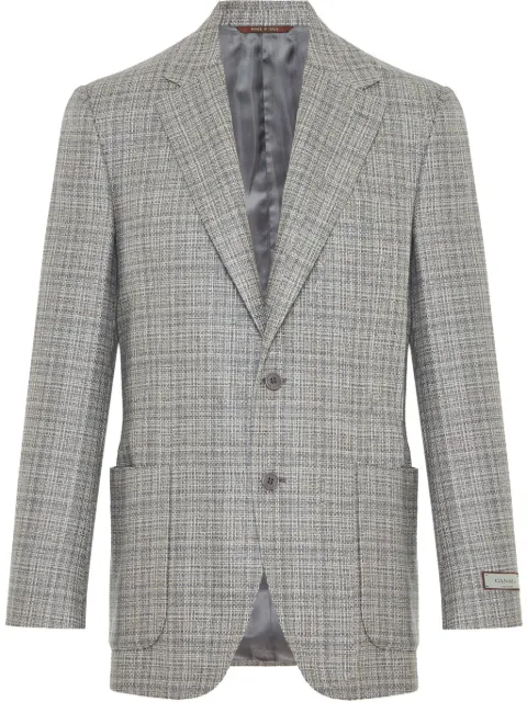 Canali checked blazer