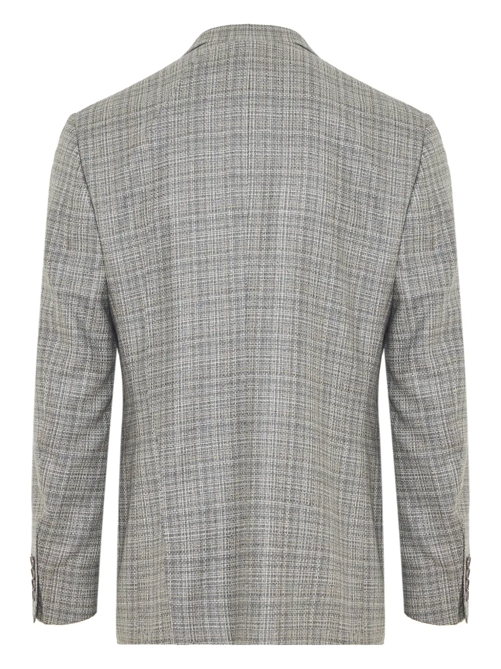 Canali checked blazer - Grijs