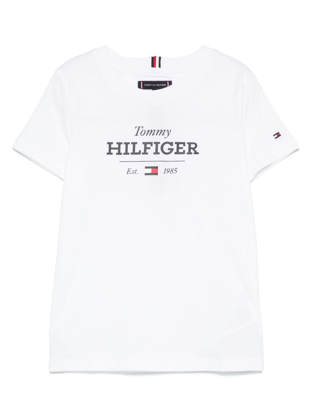 Tommy Hilfiger Junior Monotype 1985 T-shirt - White