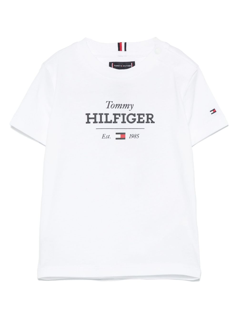 Tommy Hilfiger Junior Monotype 1985 T-shirt - White