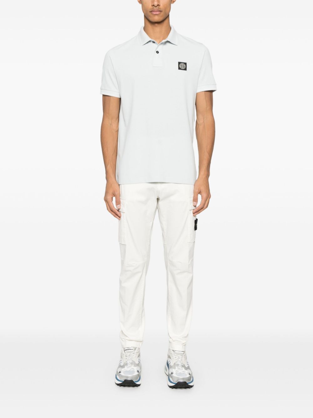 Stone Island Compass-badge trousers - Beige