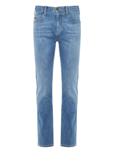 Emporio Armani logo-patch jeans