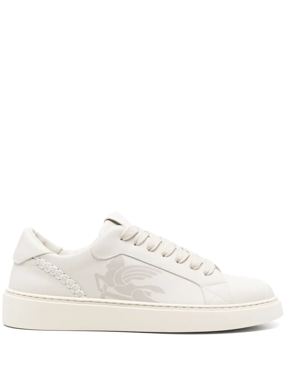 ETRO leather low-top sneakers Neutrals