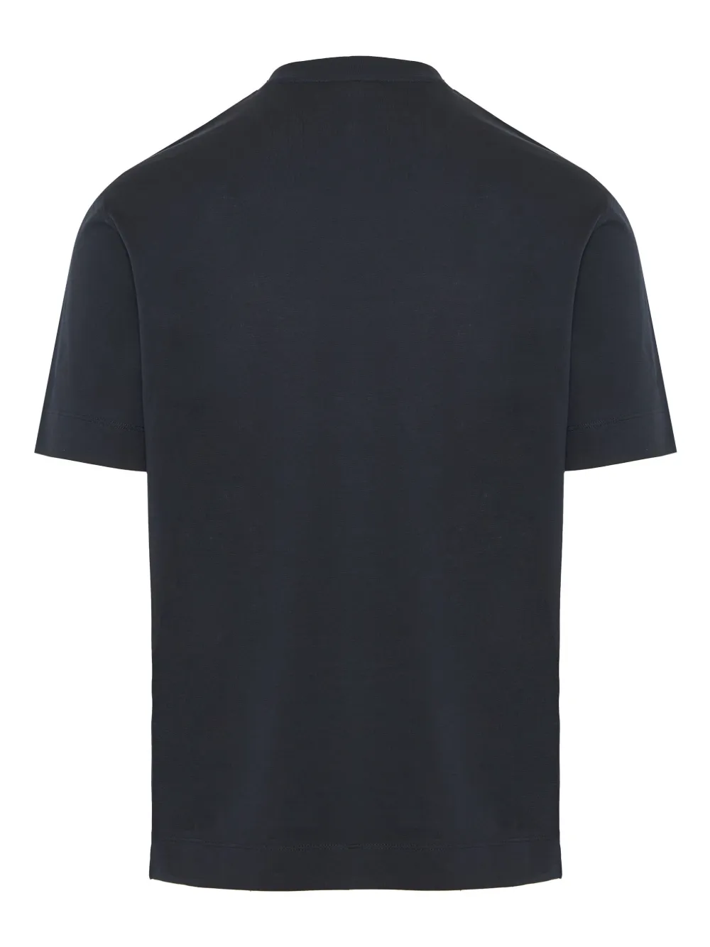 Emporio Armani T-shirt met geborduurd logo - Blauw