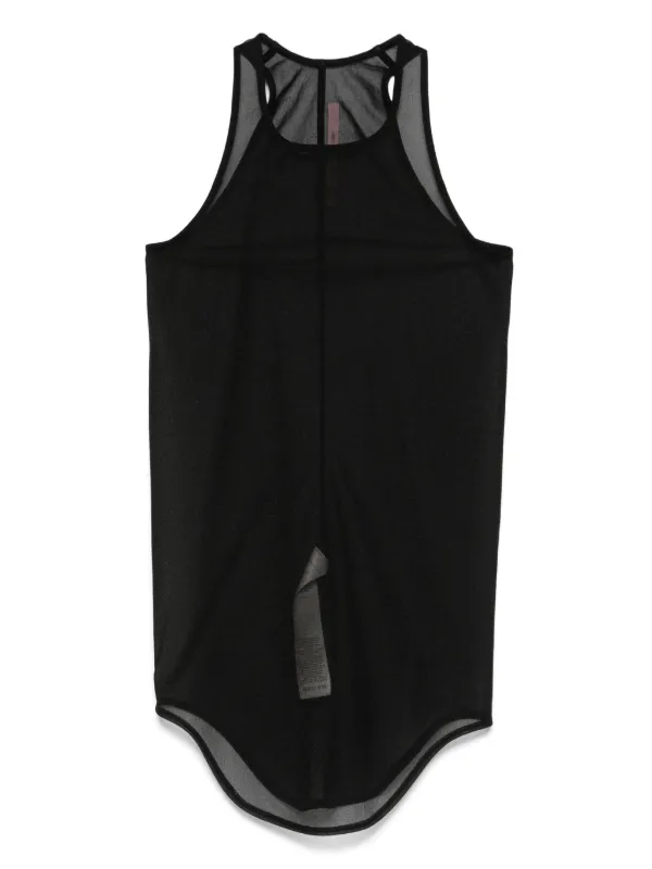 Rick Owens Lilies クリア タンクトップ | ブラック | FARFETCH JP