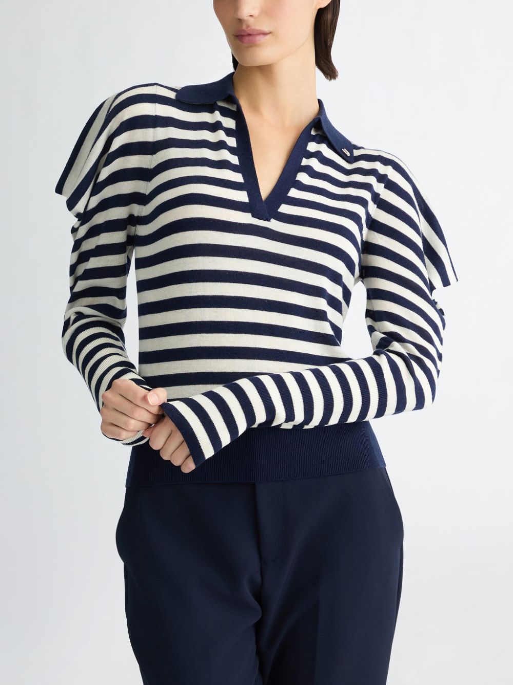 LIU JO striped sweater - Blauw