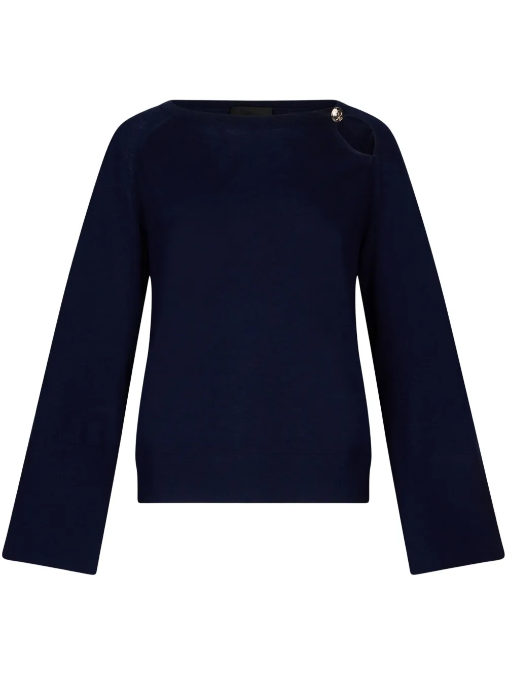 Liu •jo Blue Wool And Cashmere Jumper In Blue