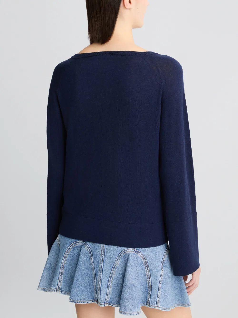 LIU JO Trui met uitgesneden details Blauw