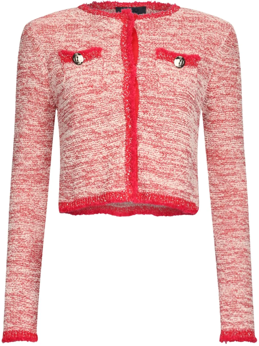 Liu •jo Knitted Jacket In Red