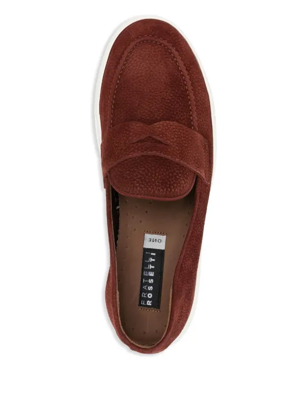 Fratelli Rossetti スエード ローファー | グレー | FARFETCH JP