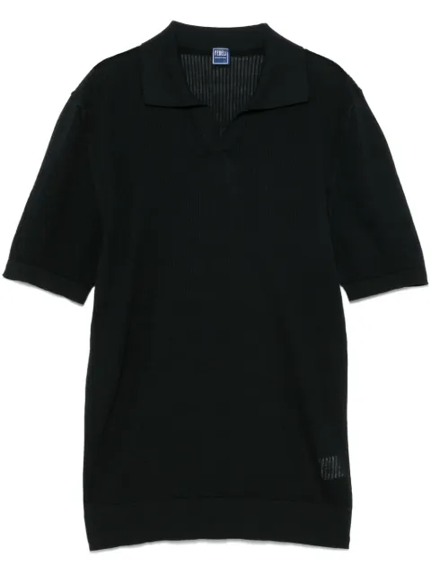 Fedeli ribbed polo shirt  