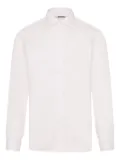 Finamore 1925 Napoli striped button-up shirt - White