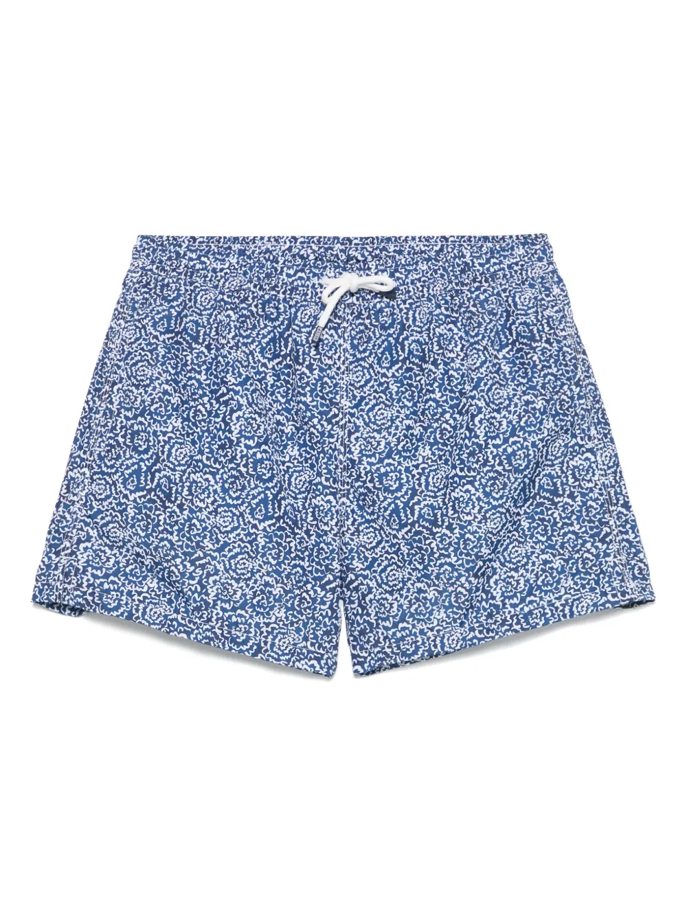 floral-print swim shorts