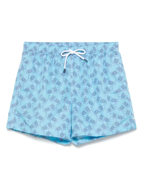 Fedeli turtle-print swim shorts